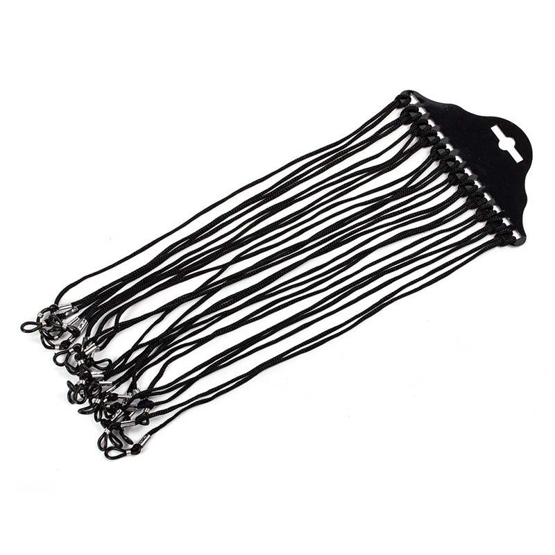 black nylon glasses cords